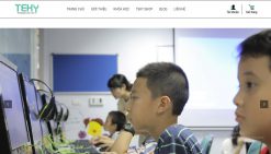 Website giới thiệu khóa học trung tâm anh ngữ