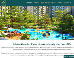 Website giới thiệu dự án bất động sản celadoncity chuẩn wordpress