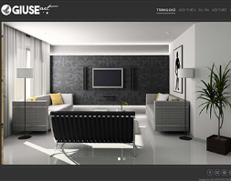 Website thiết kế kiến trúc nội ngoại thất