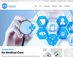 Website giới thiệu phòng khám bệnh viện thiết bị y tế
