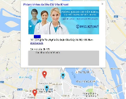 PHP Xây dựng website tìm kiếm bệnh viện sử dụng google map API