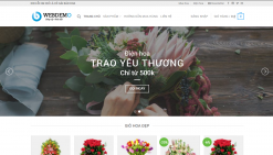 Website bán hoa platsome tuyệt đẹp mobile