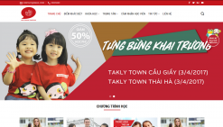 Web wordpress trung tâm anh ngữ