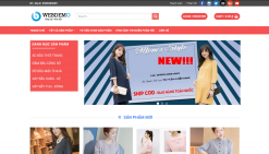 Website bán quần áo thời trang công sở wordpress