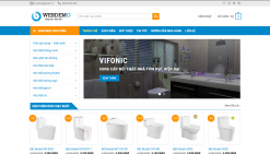 Website bán đồ dùng gia đình, bồn cầu, nột thất responsive