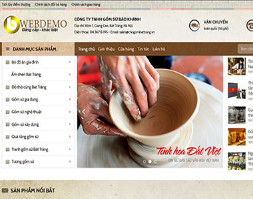 Website giới thiệu buôn bán gốm sứ các loại