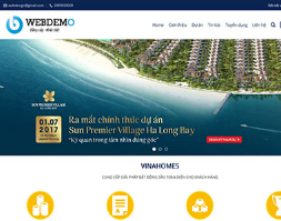 Website wordpress giới thiệu dự án bất động sản