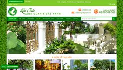 Website cây xanh nhà vườn cây cảnh hạt giống