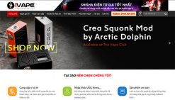 Website bán thuốc lá điện tử cai thuốc