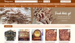 Website tranh gỗ mua bán đồ cỗ sản phẩm nội thất