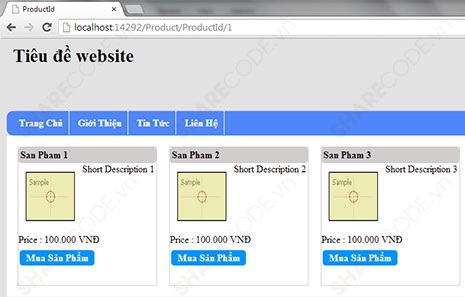 Free Share code website bán hàng bằng MVC4 Asp.Net
