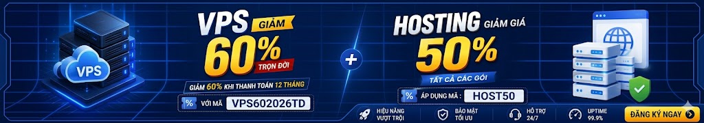 Khuyến mãi 60% trọn đời